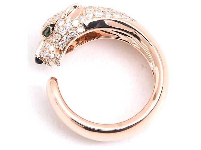 Cartier 750PG Panthère Masai Ring Größe 55 Golden - Ansicht 2