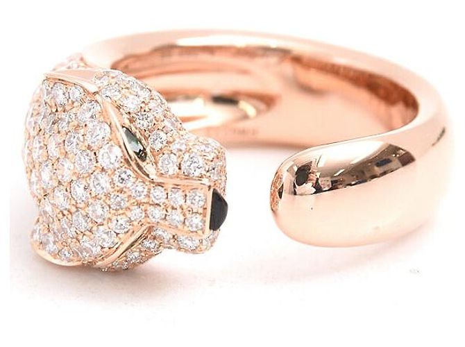Cartier 750PG Panthère Masai Ring Größe 55 Golden - Ansicht 4