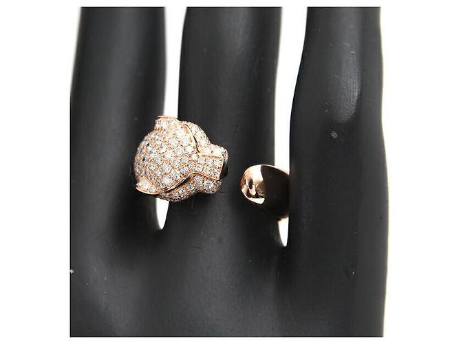 Cartier 750PG Panthère Masai Ring Größe 55 Golden - Ansicht 7