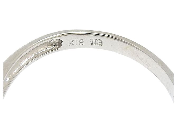 & Other Stories K18WG Diamantring 0,10 ct Ohne Marke - Ansicht 2