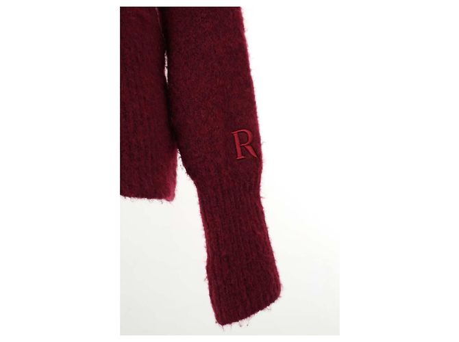 Roseanna Bordeauxfarbener Wollpullover - vista 3