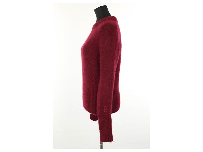 Roseanna Bordeauxfarbener Wollpullover - vista 4