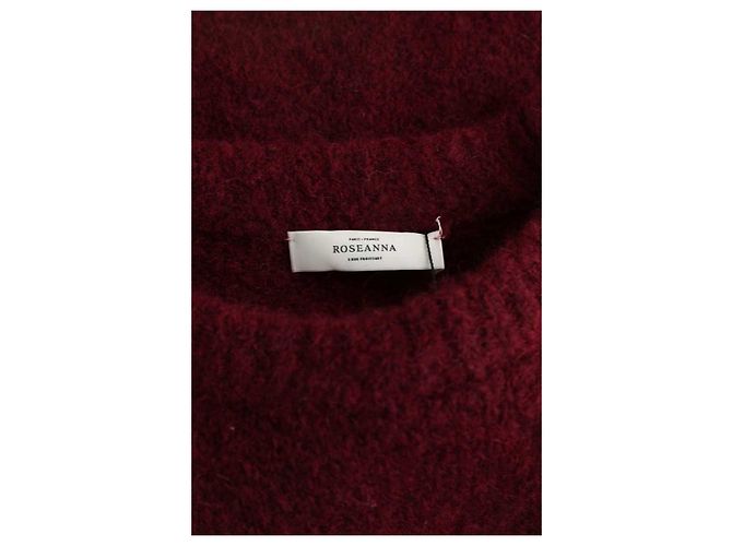 Roseanna Bordeauxfarbener Wollpullover - vista 6