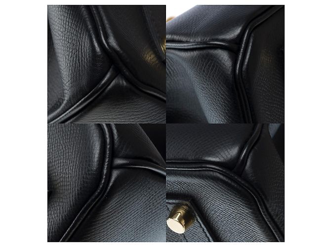 Hermès Sac HERMES Birkin 35 en Cuir Noir - 102541 - vue 12