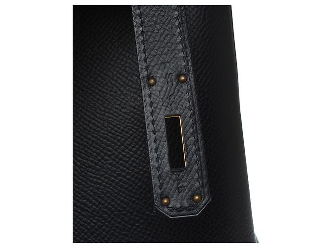 Hermès Sac HERMES Birkin 35 en Cuir Noir - 102541 - vue 8
