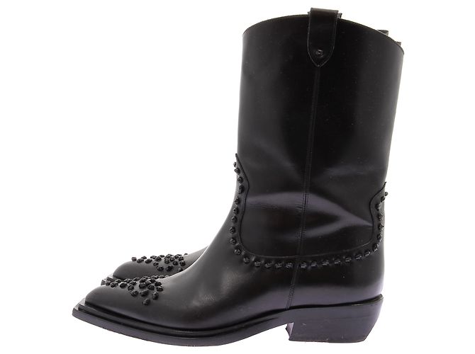 Autre Marque Botines FRATELLI ROSSETTI T.EU 37 Cuero Negro - vista 3