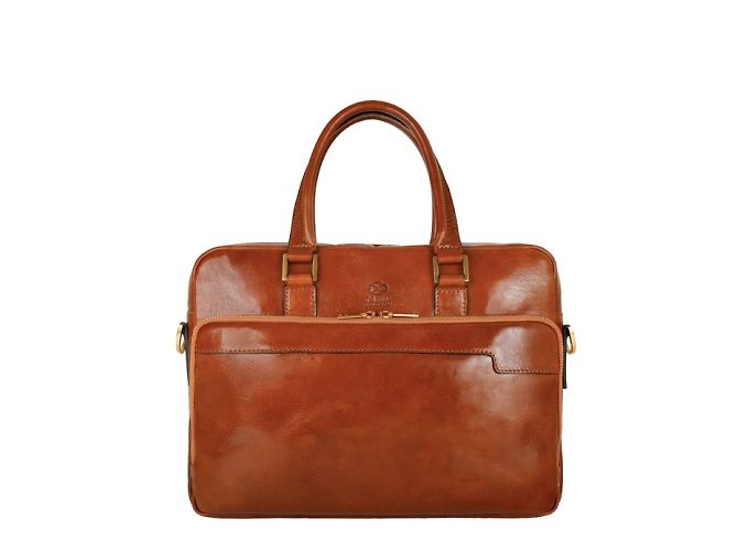 Autre Marque Valigetta in pelle Time Resistance Beige - vista 4