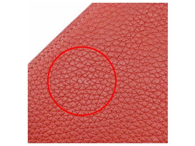 Hermès Hermes Dogon GM Langbörse Rot - Ansicht 12