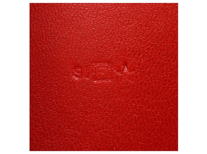 Hermès Hermes Dogon GM Langbörse Rot - Ansicht 15
