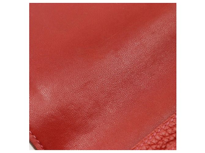 Hermès Hermes Dogon GM Langbörse Rot - Ansicht 7