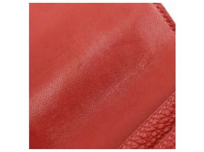 Hermès Hermes Dogon GM Langbörse Rot - Ansicht 8