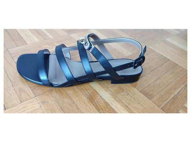 HERMÈS TRANSAT-SANDALEN. Schwarz - Ansicht 5