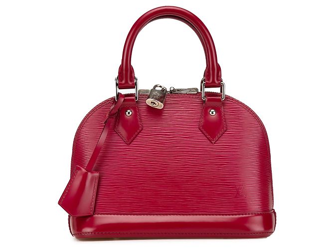 Louis Vuitton Alma BB in Epi rosa - vista 13