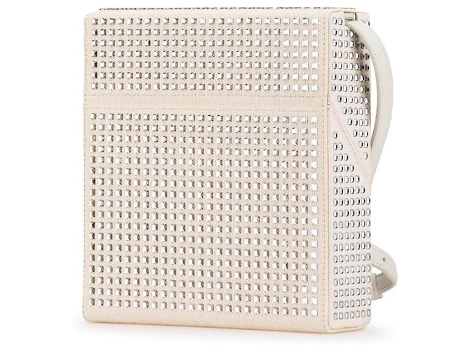 Bottega Veneta Borsa a tracolla in tela Daisey con cristalli marroni - vista 2