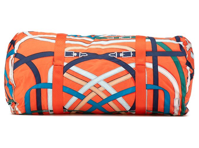 Duffle Borsa da viaggio Hermès Arancione Cavalcadour Airsilk 44 - vista 3