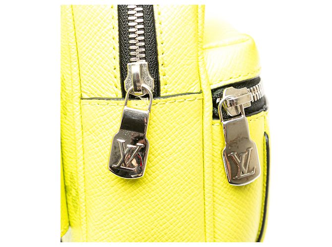 Bumbag esterno Monogram Taiga giallo Louis Vuitton - vista 7