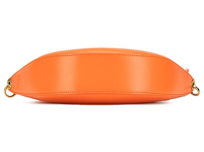 LOEWE Arancione Piccola Borsa Luna in Pelle - vista 3