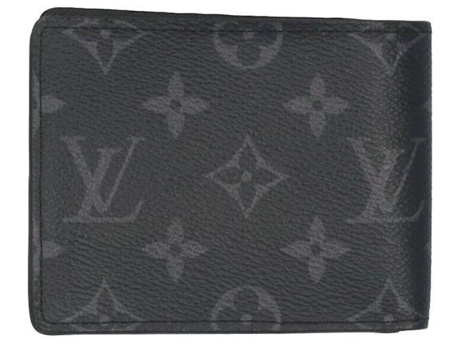 Billetera Slender Monogram Eclipse de Louis Vuitton Castaño Negro Monograma - vista 2