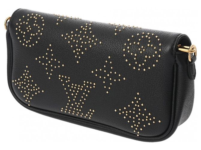 Portafoglio Louis Vuitton con catena Ivy Studs Nera Nero - vista 2