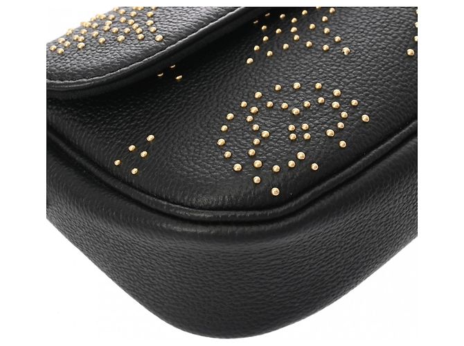 Portafoglio Louis Vuitton con catena Ivy Studs Nera Nero - vista 5