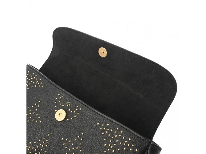Portafoglio Louis Vuitton con catena Ivy Studs Nera Nero - vista 9