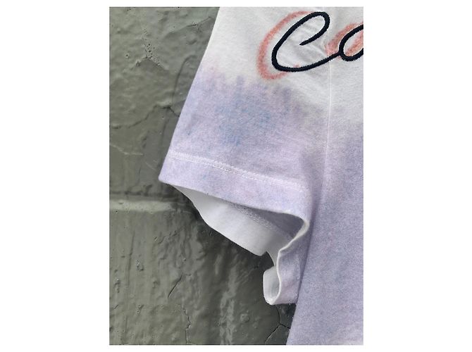 Camiseta estampada com o logo da Chanel Coco Chanel - Usada Multicor - vista 13