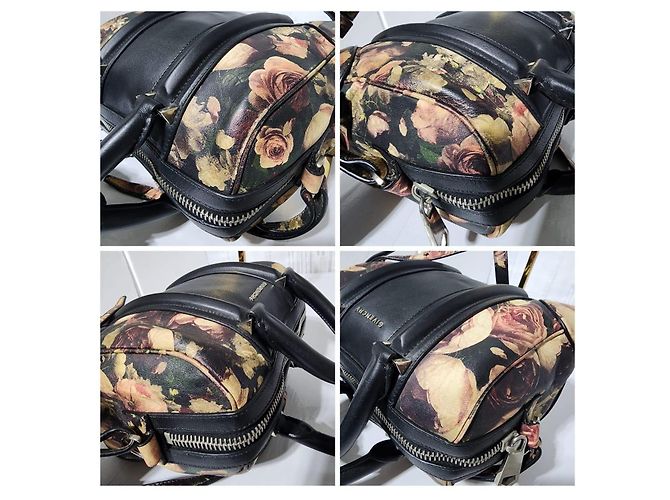 Borsa a tracolla in pelle stampata Lucrezia di Givenchy Nero Multicolore - vista 12