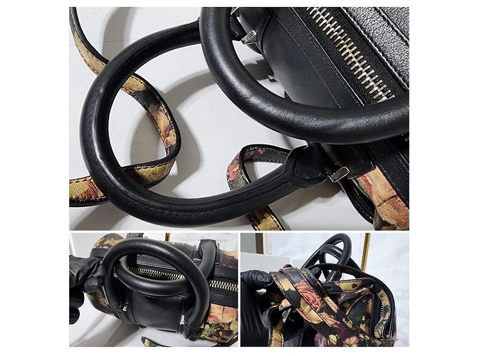 Borsa a tracolla in pelle stampata Lucrezia di Givenchy Nero Multicolore - vista 13