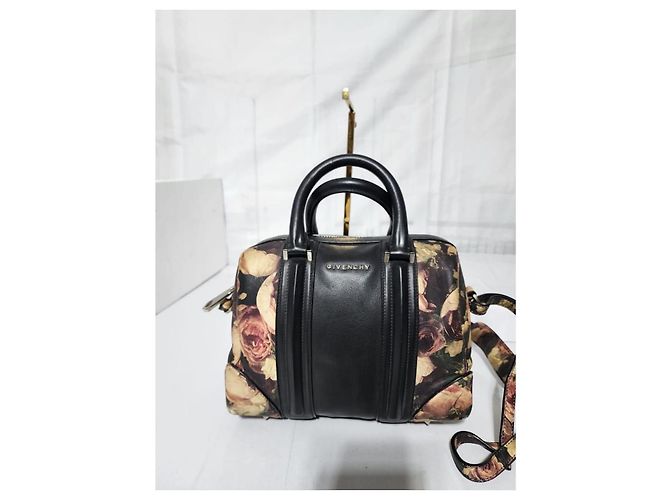 Borsa a tracolla in pelle stampata Lucrezia di Givenchy Nero Multicolore - vista 14
