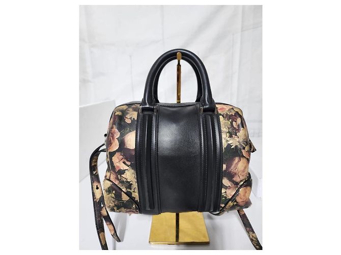 Borsa a tracolla in pelle stampata Lucrezia di Givenchy Nero Multicolore - vista 3