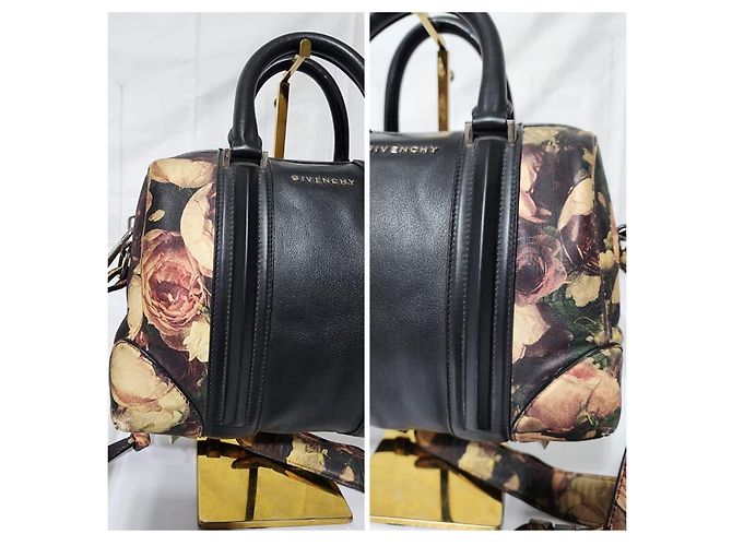 Borsa a tracolla in pelle stampata Lucrezia di Givenchy Nero Multicolore - vista 4