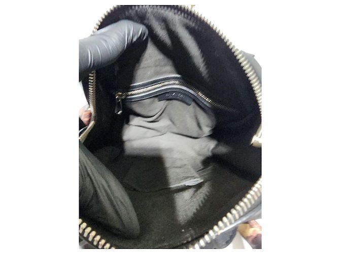 Borsa a tracolla in pelle stampata Lucrezia di Givenchy Nero Multicolore - vista 7