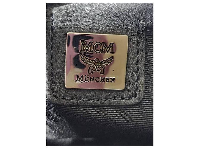 Borsa a vita/bumbum MCM in nylon e pelle Jamison a triplo scomparto nera Nero - vista 11