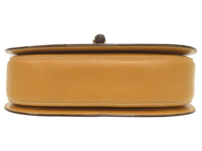 Borsa in pelle Gucci Bamboo gialla Giallo - vista 4
