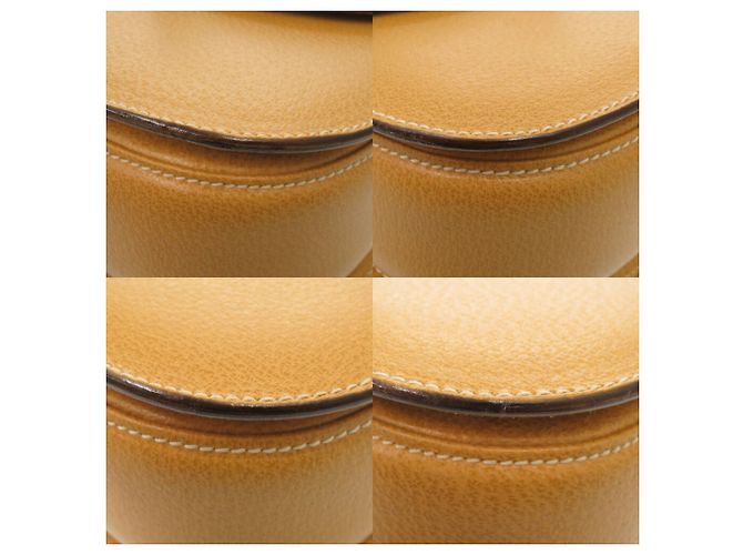 Borsa in pelle Gucci Bamboo gialla Giallo - vista 5