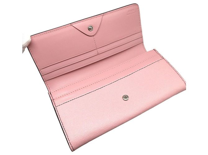 Fendi Pink Leder Bi-Fold Langbörse - Ansicht 5