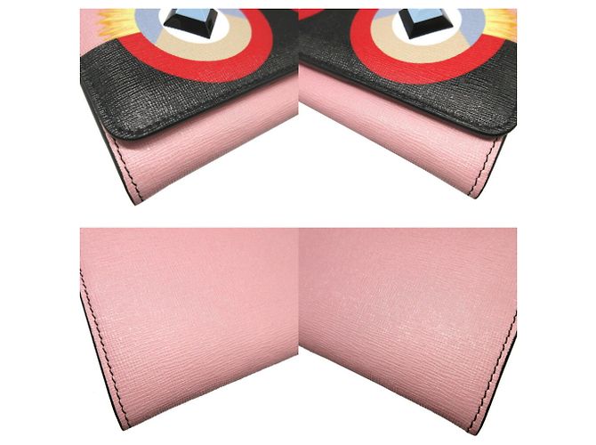 Fendi Pink Leder Bi-Fold Langbörse - Ansicht 8