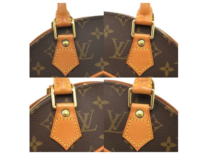 Borsa a mano Monogram Ellipse PM Louis Vuitton Marrone Monogramma - vista 9