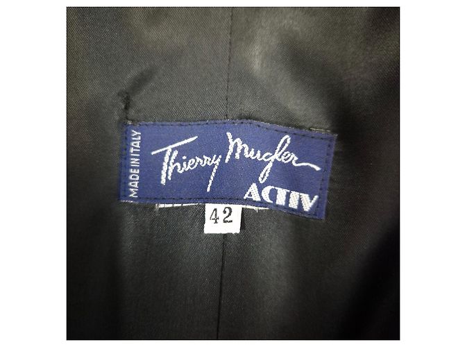 Thierry Mugler Activ anni '90 Tailleur Nero - vista 3