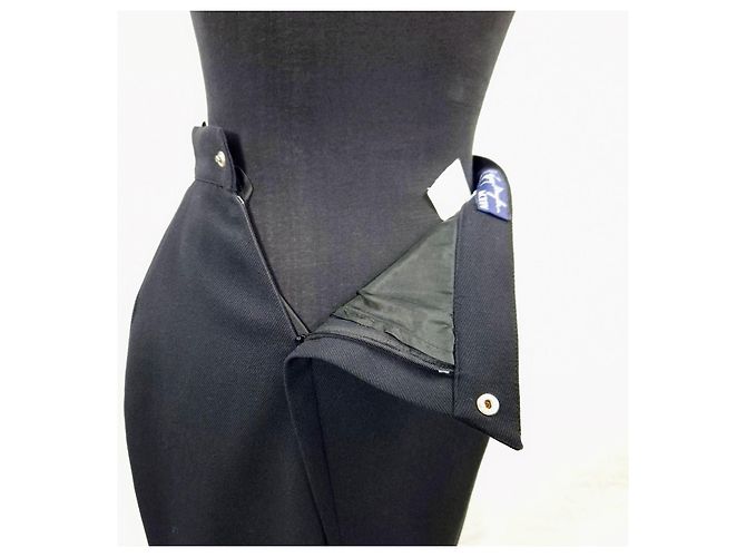 Thierry Mugler Activ anni '90 Tailleur Nero - vista 8