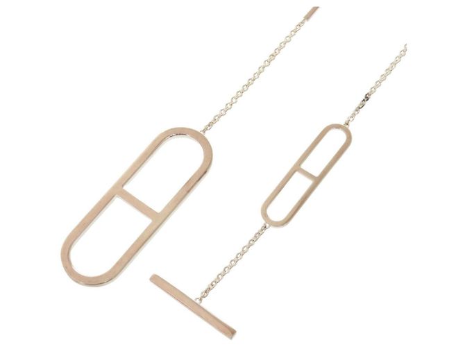 Hermès Collar Largo de Plata 925 Chaine d'Ancre de Hermes Ever - vista 4