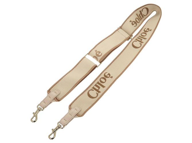 Beige Canvas Schultergurt Chloé - Ansicht 3