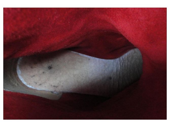 Autre Marque Botines de ante rojo Roja - vista 5