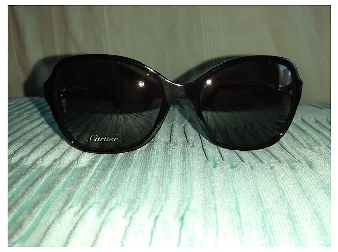 Nuevas Gafas de Sol Cartier Lady Trinity Negro - vista 3
