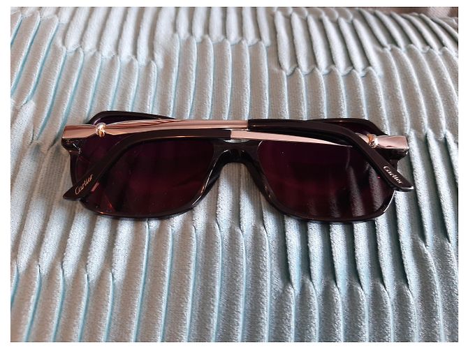 Nuevas Gafas de Sol Cartier Lady Trinity Negro - vista 4