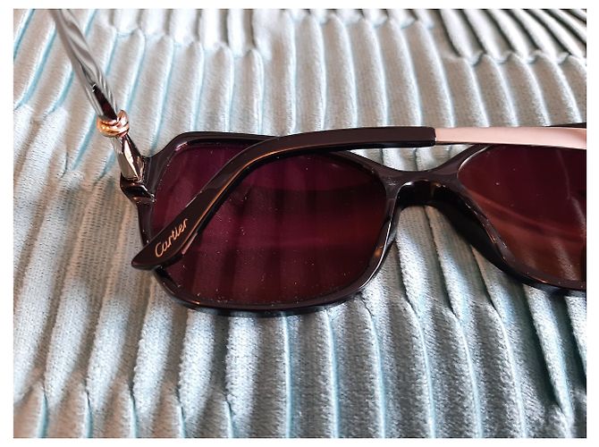 Nuevas Gafas de Sol Cartier Lady Trinity Negro - vista 5