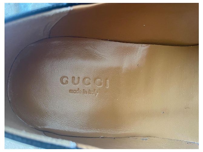 Mocassini Gucci Brixton in pelle nera Nero - vista 7