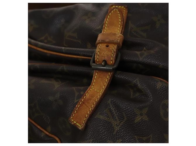 LOUIS VUITTON Borsa a Spalla Monogram Saumur 35 M42254 LV Auth BA055 Monogramma - vista 14