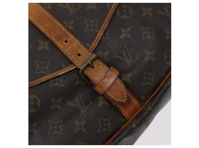 LOUIS VUITTON Borsa a Spalla Monogram Saumur 35 M42254 LV Auth BA055 Monogramma - vista 17
