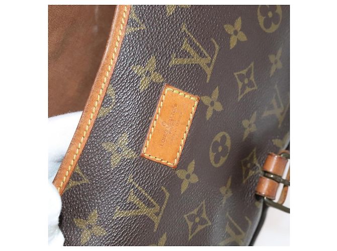 LOUIS VUITTON Borsa a Spalla Monogram Saumur 35 M42254 LV Auth BA055 Monogramma - vista 18